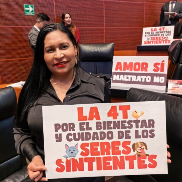 Ana Lilia Rivera celebra la reforma en materia de Bienestar Animal que garantiza los derechos de los animales