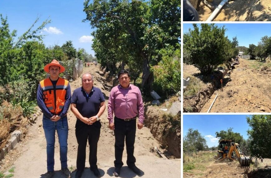 Cuaxomulco Fortalece Infraestructura Hidráulica con Obra en Privada Guadalupe
