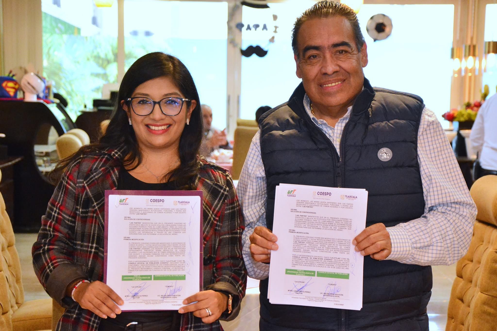 UTT y COESPO Tlaxcala formalizan convenio para impulsar una educación con impacto social