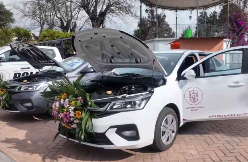 GOBIERNO DE SANTA CRUZ TLAXCALA ENTREGA VEHÍCULOS PARA FORTALECER LA ATENCIÓN CIUDADANA